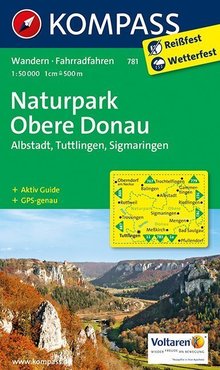 KOMPASS Wanderkarte Naturpark Obere Donau - Albstadt - Tuttlingen - Sigmaringen, MAIRDUMONT: KOMPASS-Wanderkarten