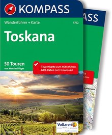 Toskana (eBook), MAIRDUMONT: KOMPASS Wanderführer