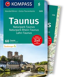 5235 Taunus, Naturpark Taunus, Naturpark Rhein-Taunus, Lahn-Taunus, MAIRDUMONT: KOMPASS Wanderführer