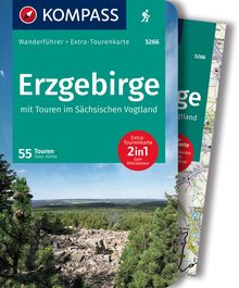 Erzgebirge, 55 Touren, KOMPASS Wanderführer