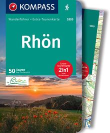 Rhön, 50 Touren mit Extra-Tourenkarte, KOMPASS Wanderführer