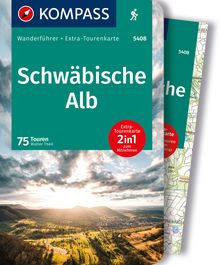 Schwäbische Alb, 75 Touren mit Extra-Tourenkarte, KOMPASS Wanderführer