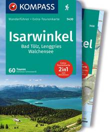 Isarwinkel, Bad Tölz, Lenggries, Walchensee, 60 Touren mit Extra-Tourenkarte, MAIRDUMONT: KOMPASS Wanderführer
