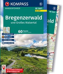 Bregenzerwald und Großes Walsertal, 60 Touren mit Extra-Tourenkarte, MAIRDUMONT: KOMPASS Wanderführer