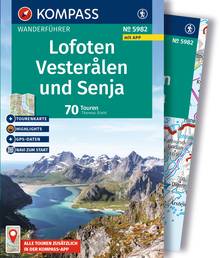 Lofoten, Vesterålen und Senja, 70 Touren mit Extra-Tourenkarte, MAIRDUMONT: KOMPASS Wanderführer