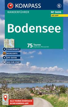 Bodensee, 75 Touren mit Extra-Tourenkarte, MAIRDUMONT: KOMPASS Wanderführer