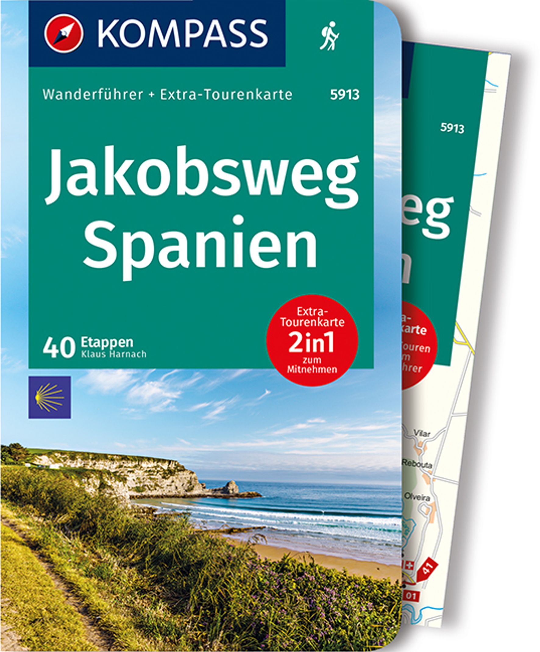 MAIRDUMONT Jakobsweg Spanien, 40 Etappen