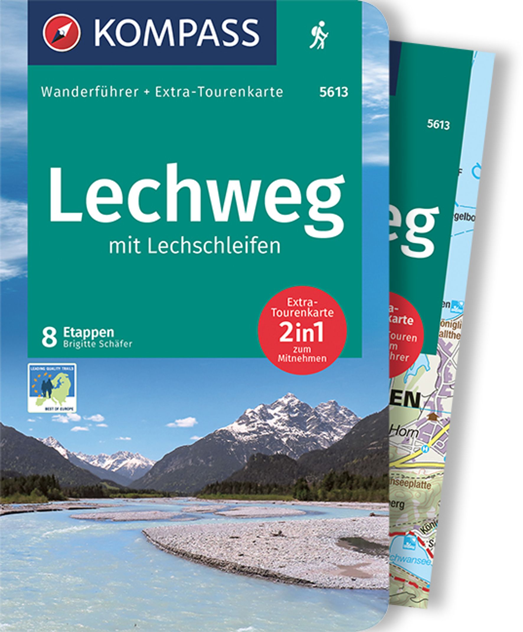MAIRDUMONT Lechweg mit Lechschleifen, 16 Touren und Etappen mit Extra-Tourenkarte