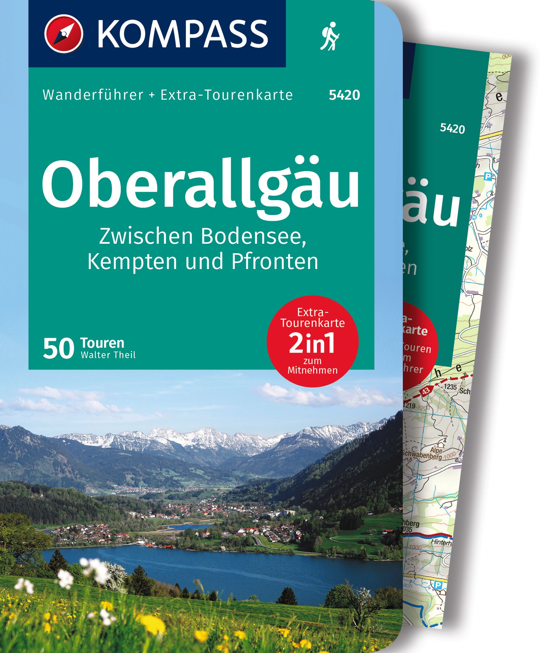 MAIRDUMONT Oberallgäu, 50 Touren zwischen Bodensee, Kempten und Pfronten, mit Extra-Tourenkarte