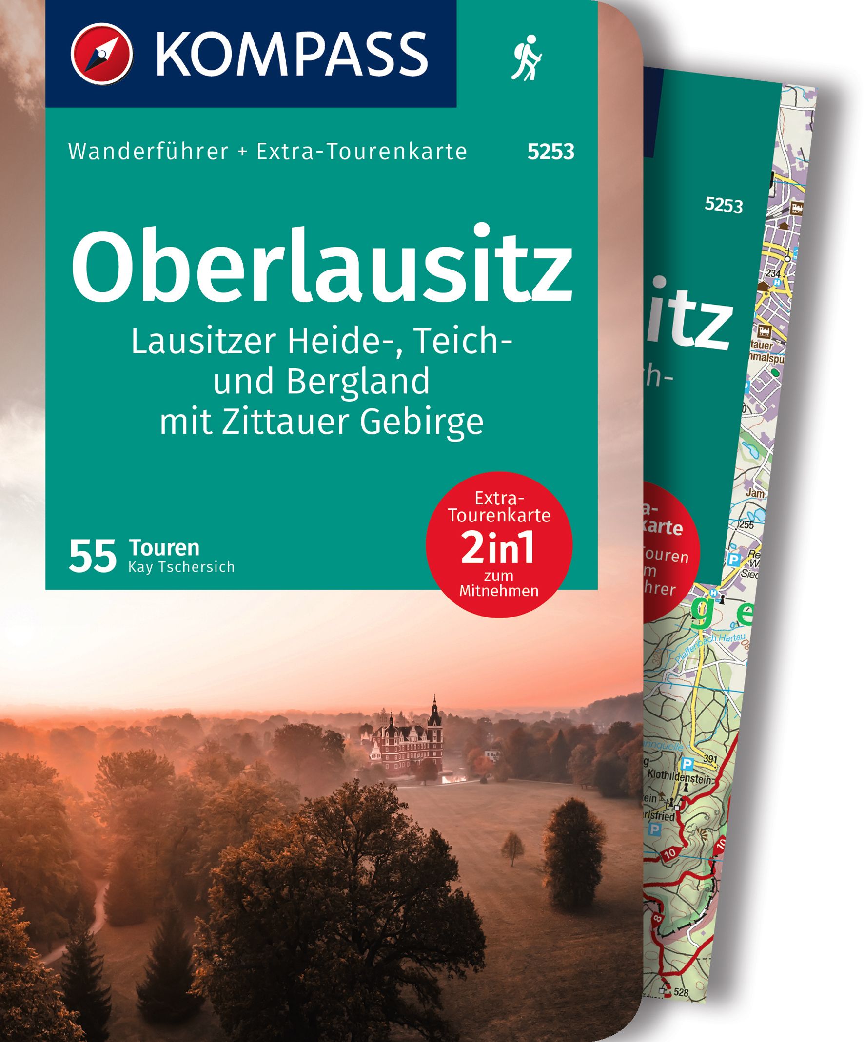MAIRDUMONT Oberlausitz, Lausitzer Heide-, Teich- und Bergland, mit Zittauer Gebirge, 55 Touren mit Extra-Tourenkarte