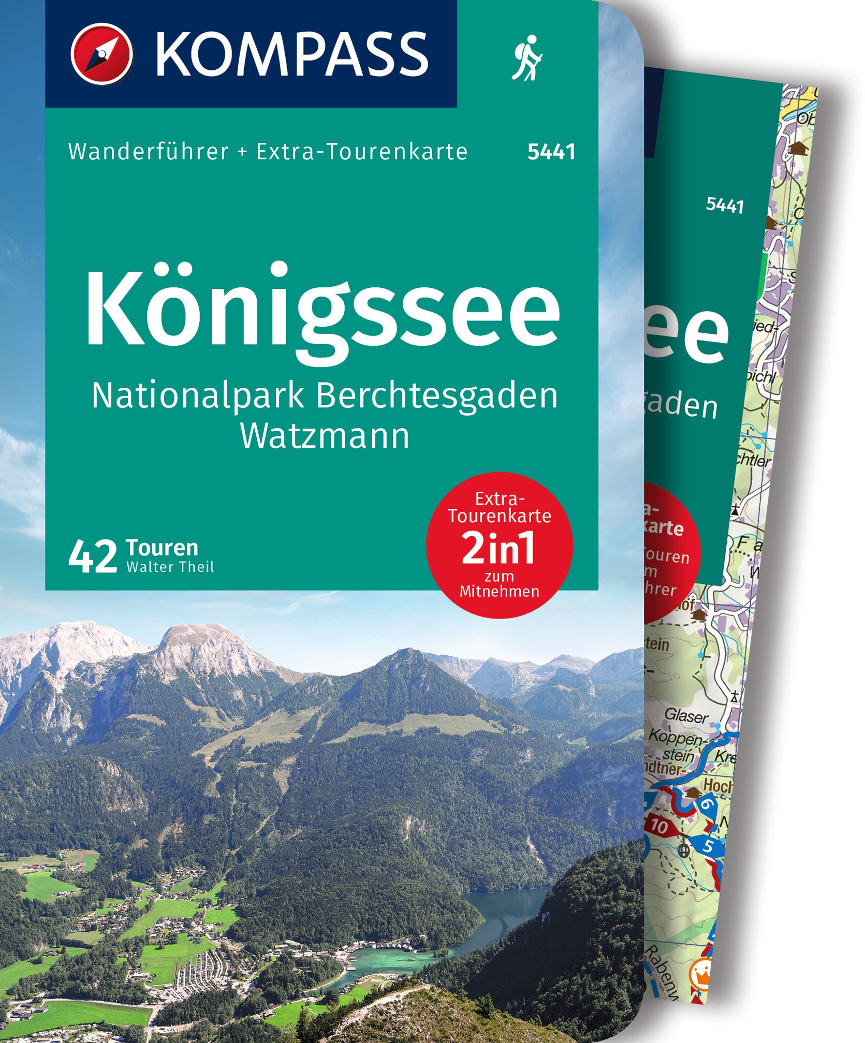 MAIRDUMONT Königssee, Nationalpark Berchtesgaden, Watzmann, 42 Touren mit Extra-Tourenkarte