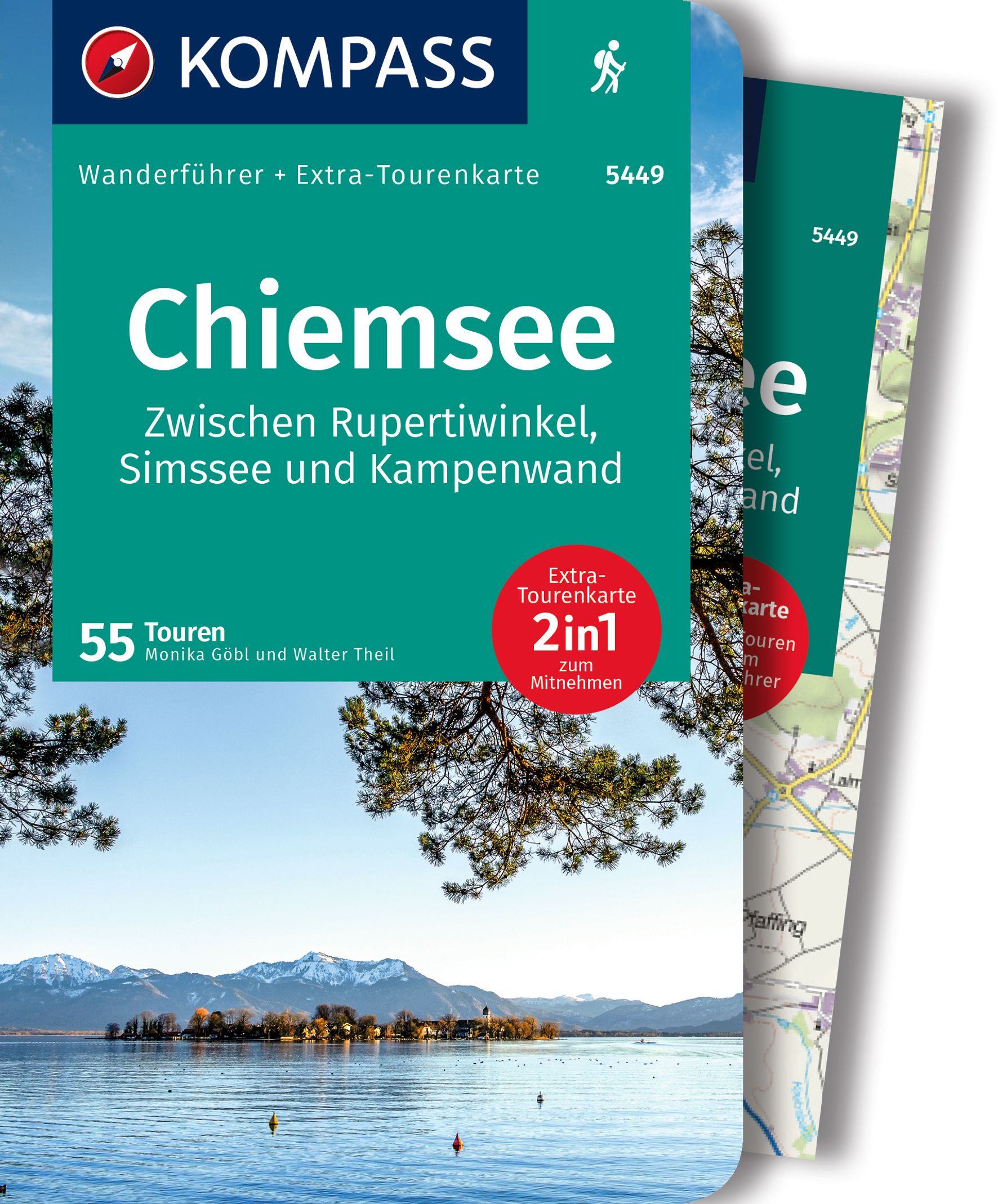 MAIRDUMONT Chiemsee, Zwischen Rupertiwinkel, Simssee und Kampenwand, 55 Touren mit Extra-Tourenkarte