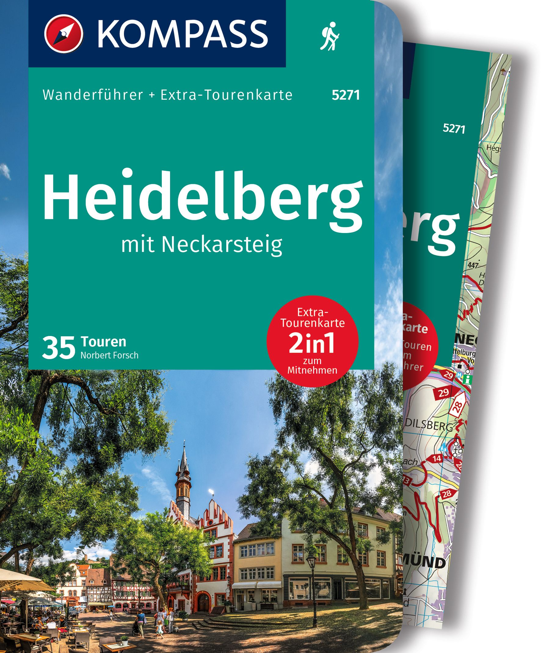 MAIRDUMONT Heidelberg mit Neckarsteig, 35 Touren
