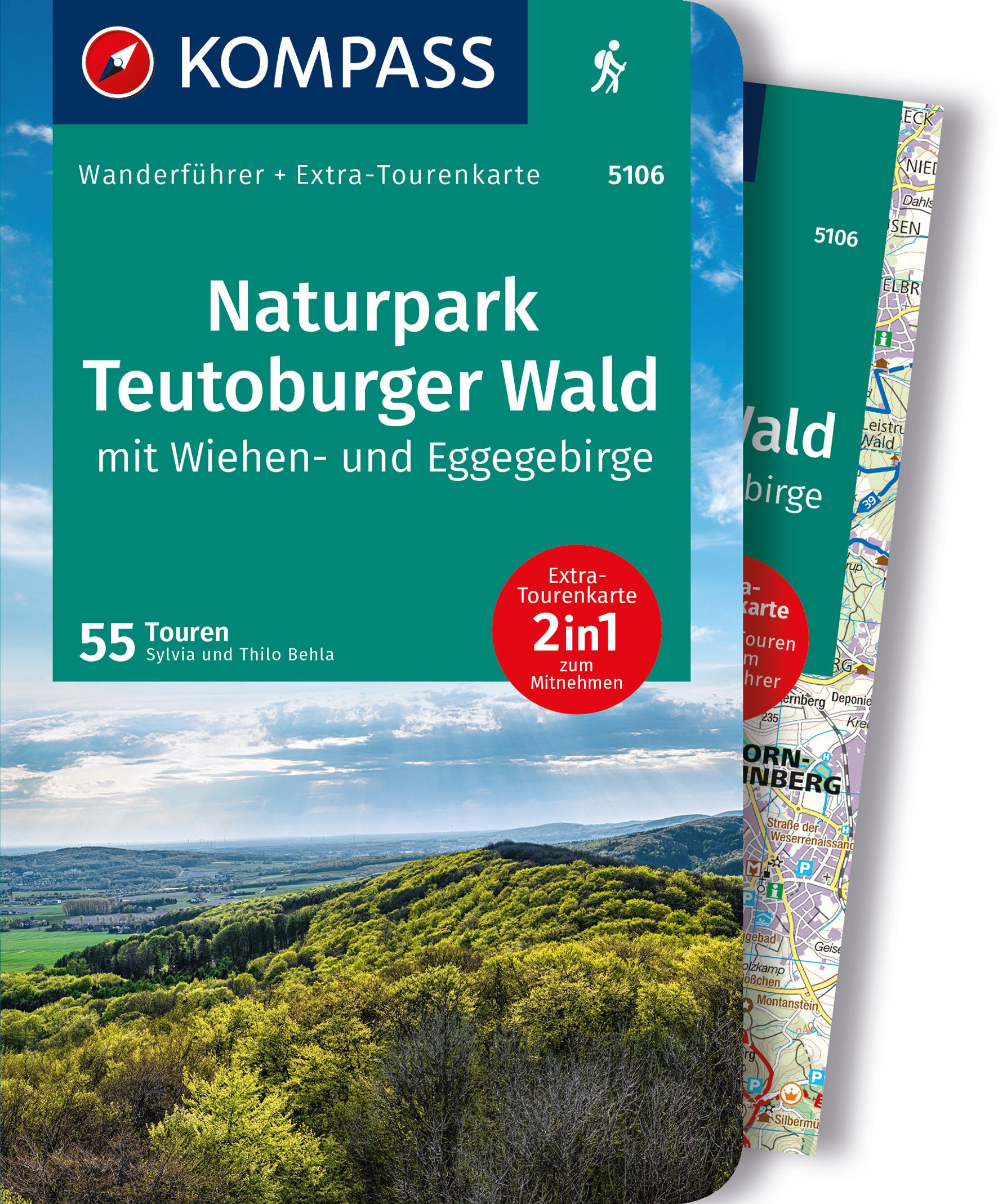 MAIRDUMONT Naturpark Teutoburger Wald mit Wiehen- und Eggegebirge, 55 Touren mit Extra-Tourenkarte