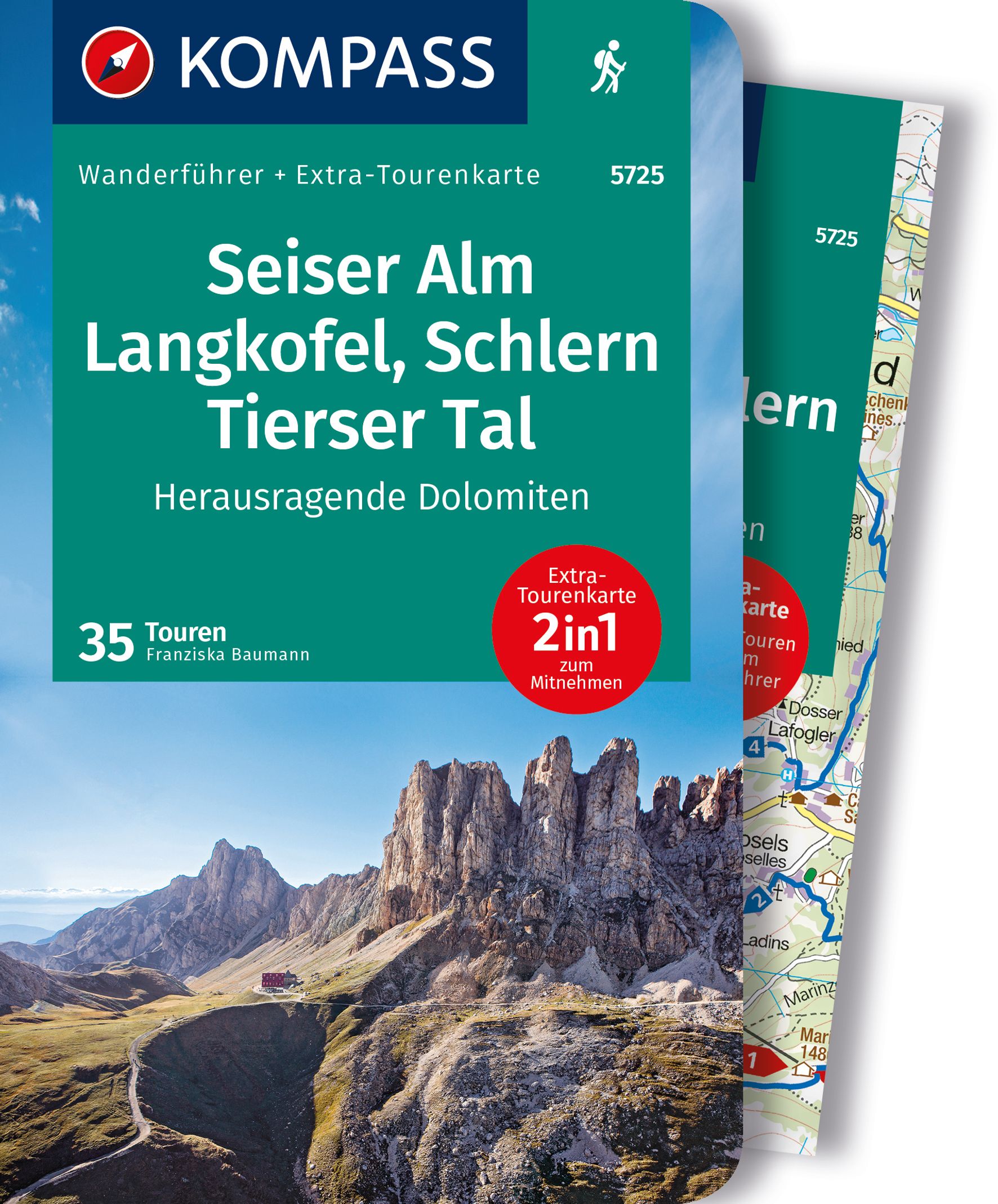 MAIRDUMONT Seiser Alm, Langkofel, Schlern, Tierser Tal - Herausragende Dolomiten, 35 Touren mit Extra-Tourenkarte