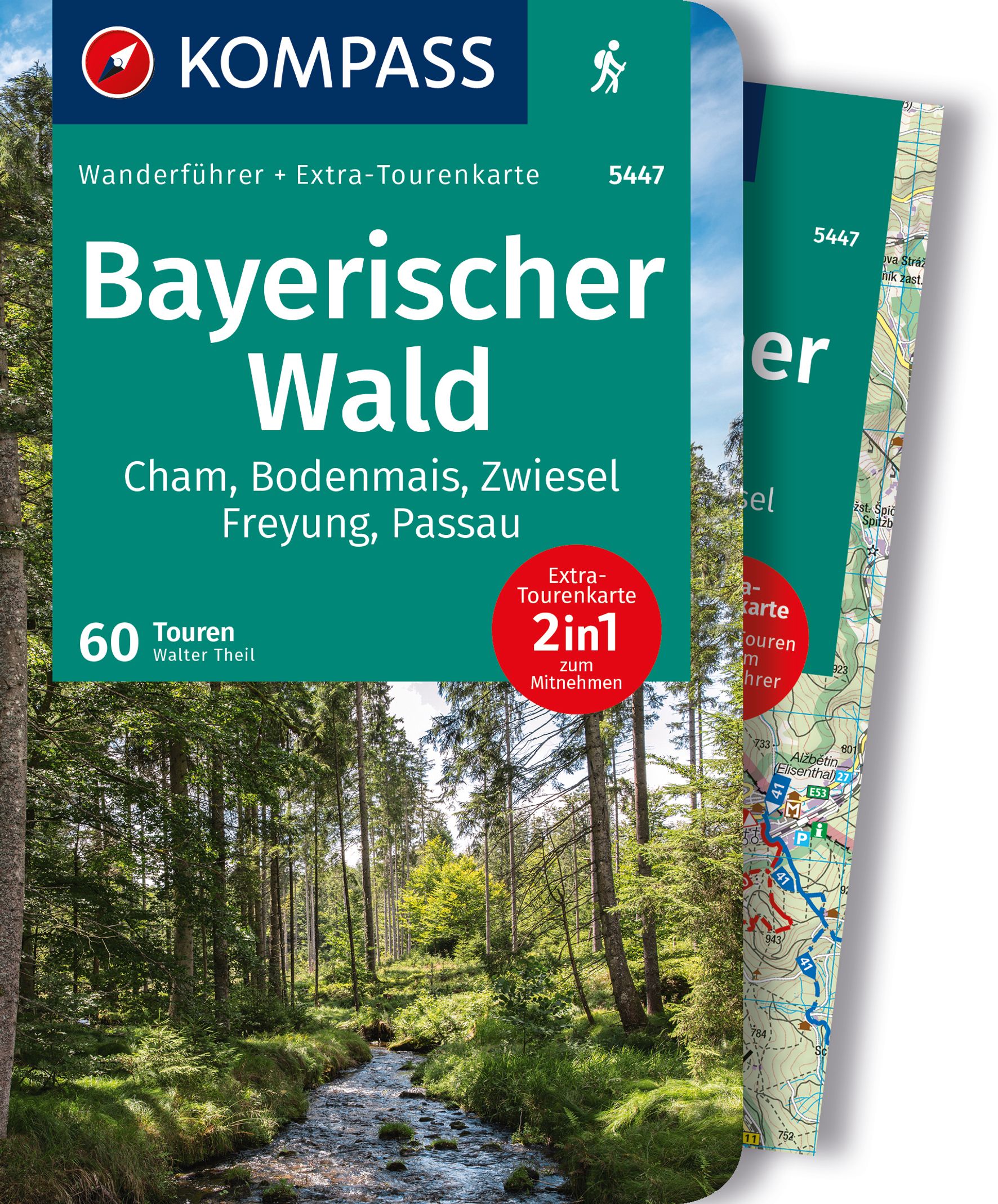 MAIRDUMONT Bayerischer Wald, Cham, Bodenmais, Zwiesel, Freyung, Passau, 60 Touren