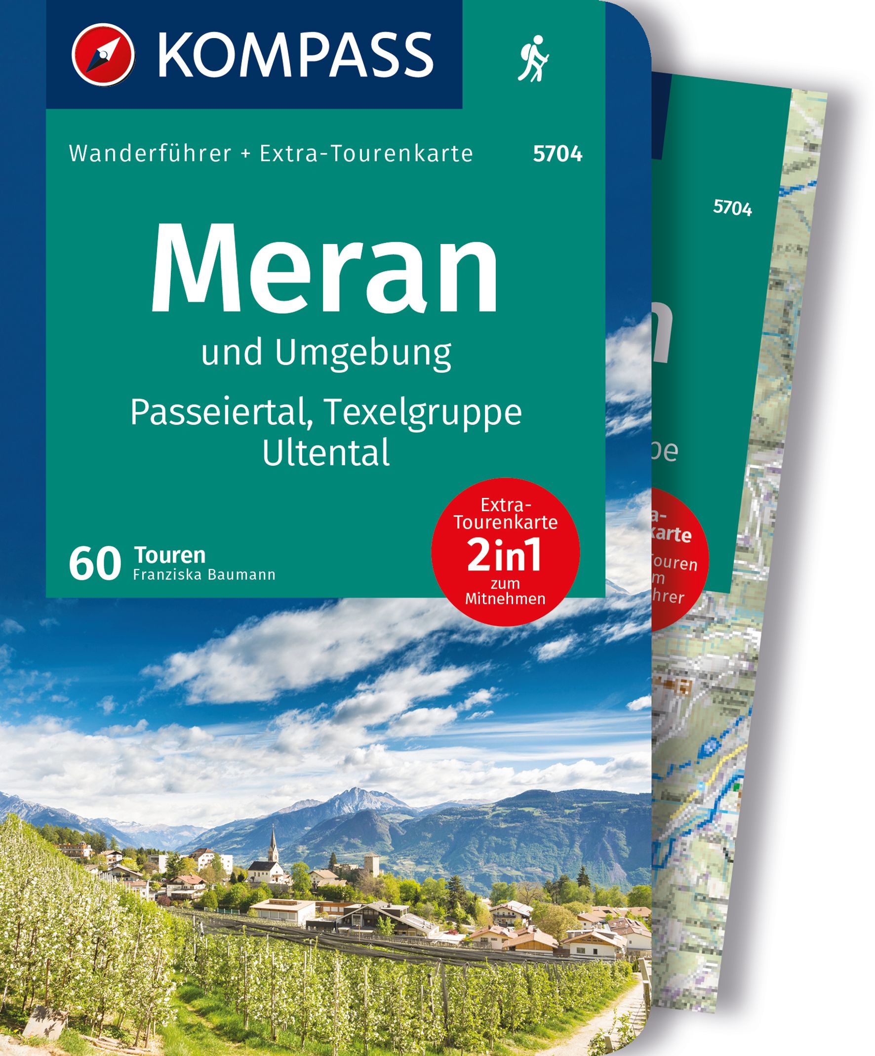 MAIRDUMONT Meran und Umgebung, Passeiertal, Texelgruppe, Ultental, 60 Touren mit Extra-Tourenkarte