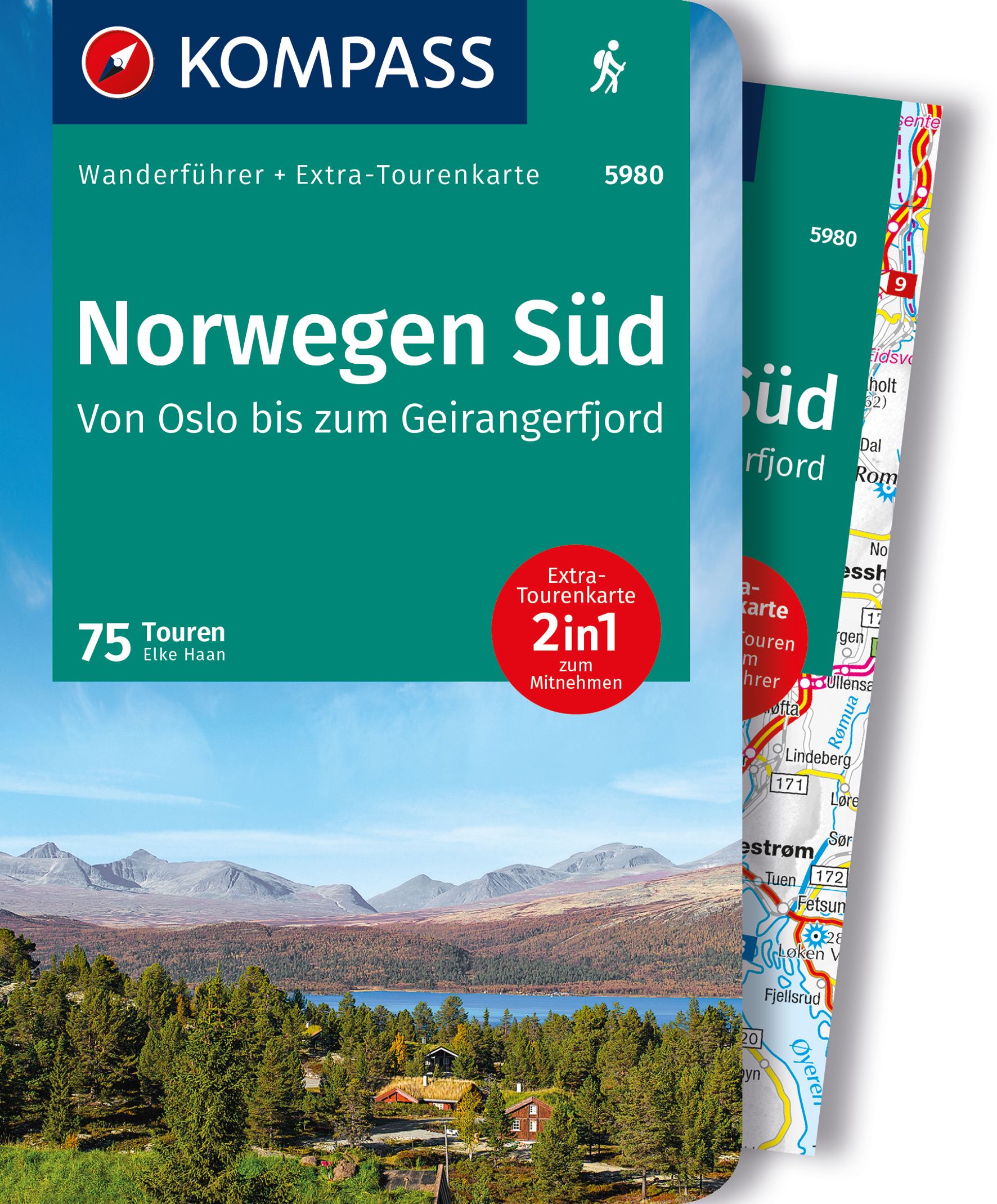 MAIRDUMONT Norwegen Süd, Von Oslo bis zum Geirangerfjord, 75 Touren mit Extra-Tourenkarte