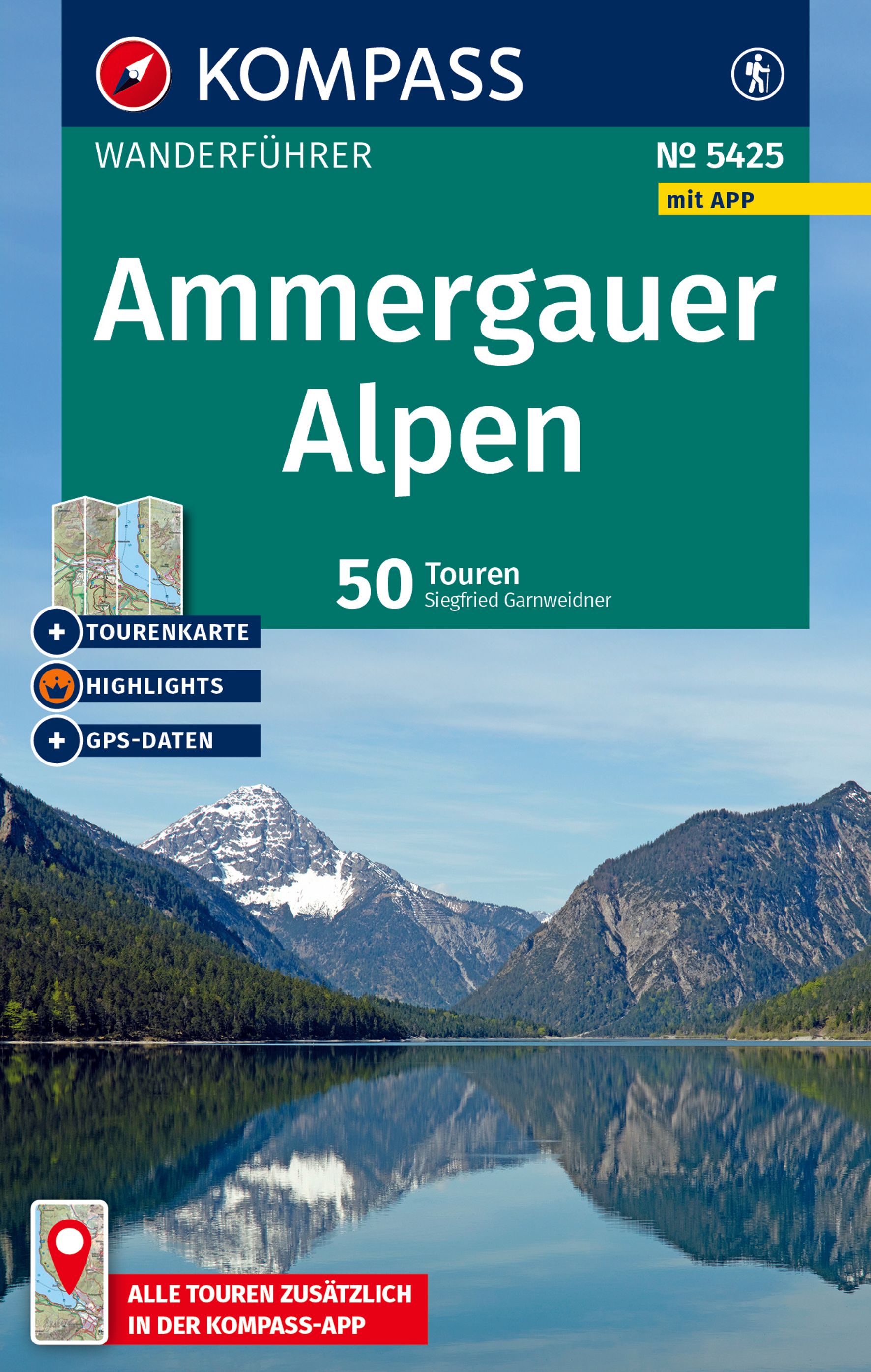 MAIRDUMONT Ammergauer Alpen, 50 Touren mit Extra-Tourenkarte
