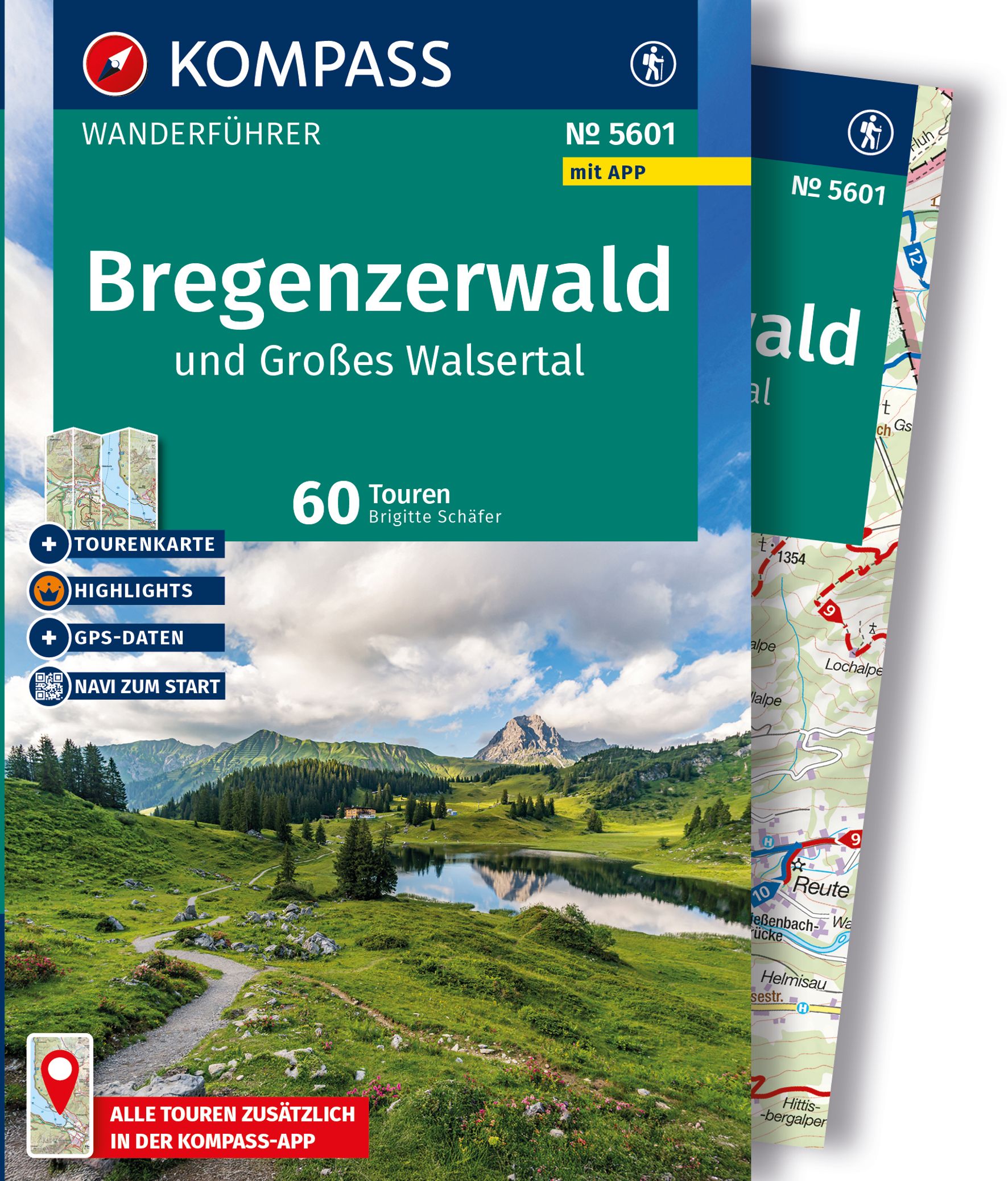 MAIRDUMONT Bregenzerwald und Großes Walsertal, 60 Touren mit Extra-Tourenkarte