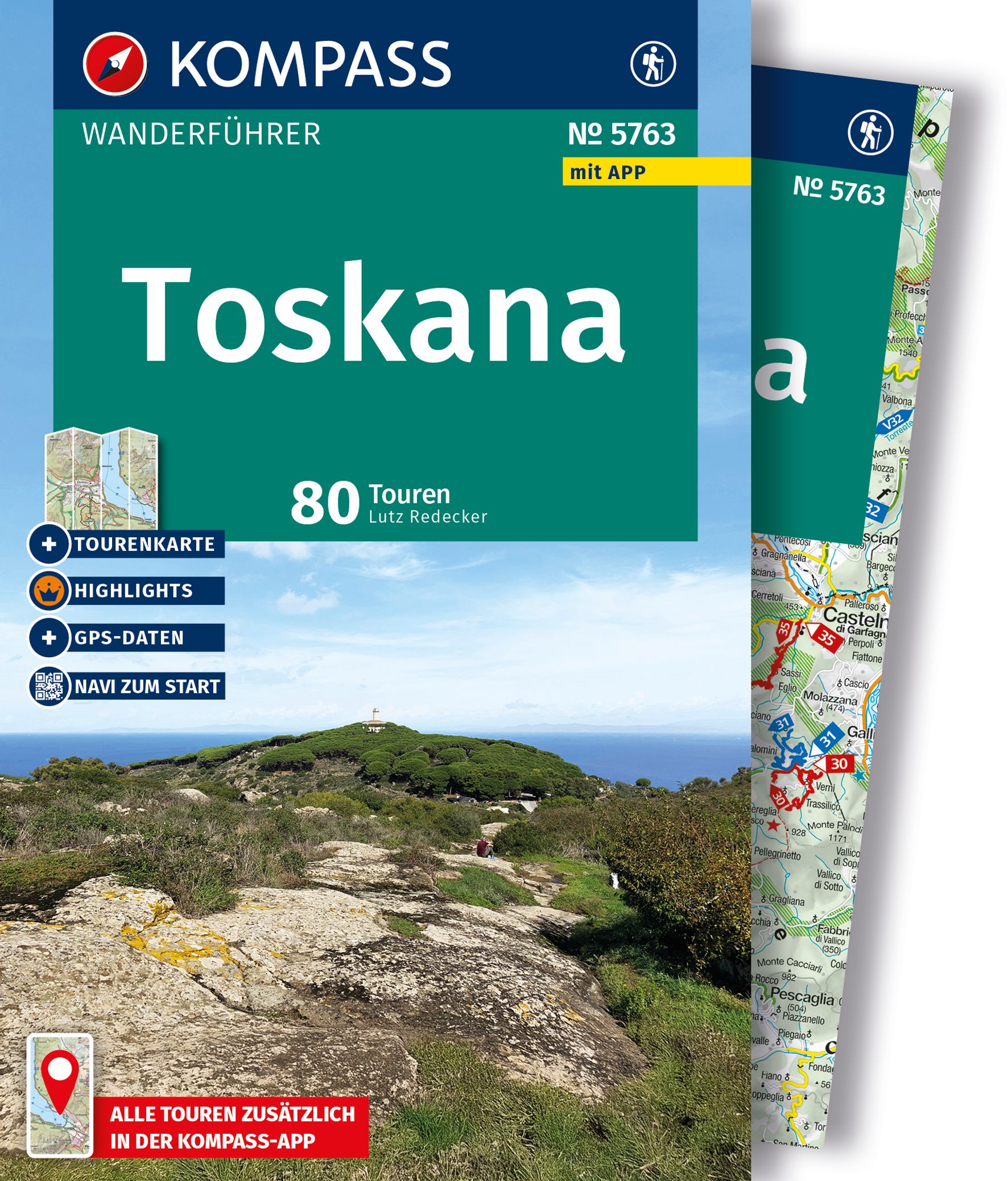 MAIRDUMONT Toskana, 80 Touren mit Extra-Tourenkarte